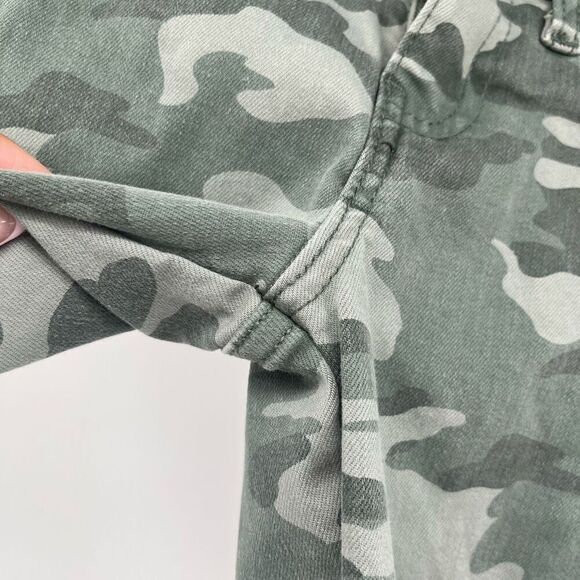 Cat & Jack Girls Green Camo Jeggings Size 5, Mid-Rise Ultimate Stretch - Picture 6 of 13